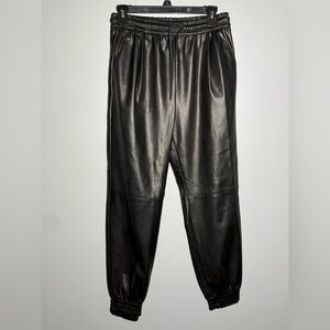 Zara Black Leather Pants